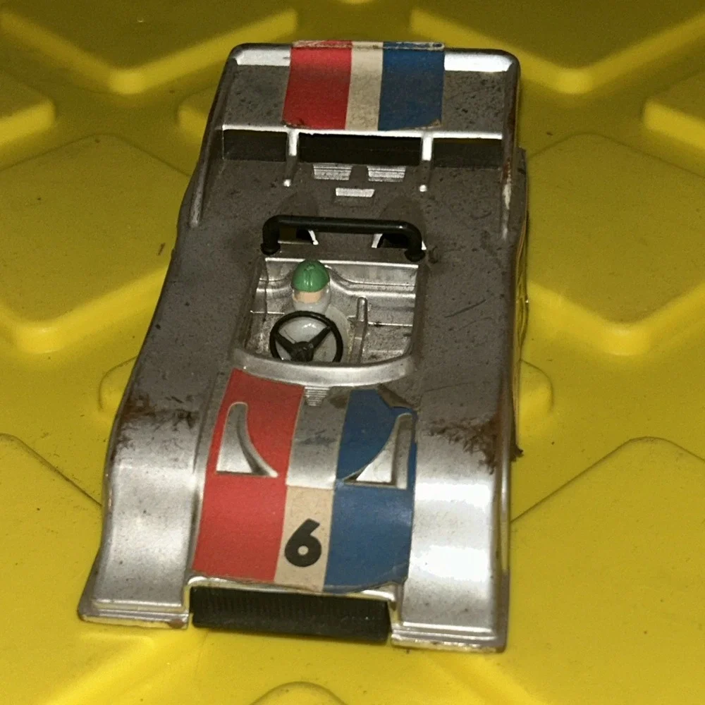 Vintage ZEE Toys Race Car Porsche 917 Can-Am‎ No. 1046 #6 Silver E1